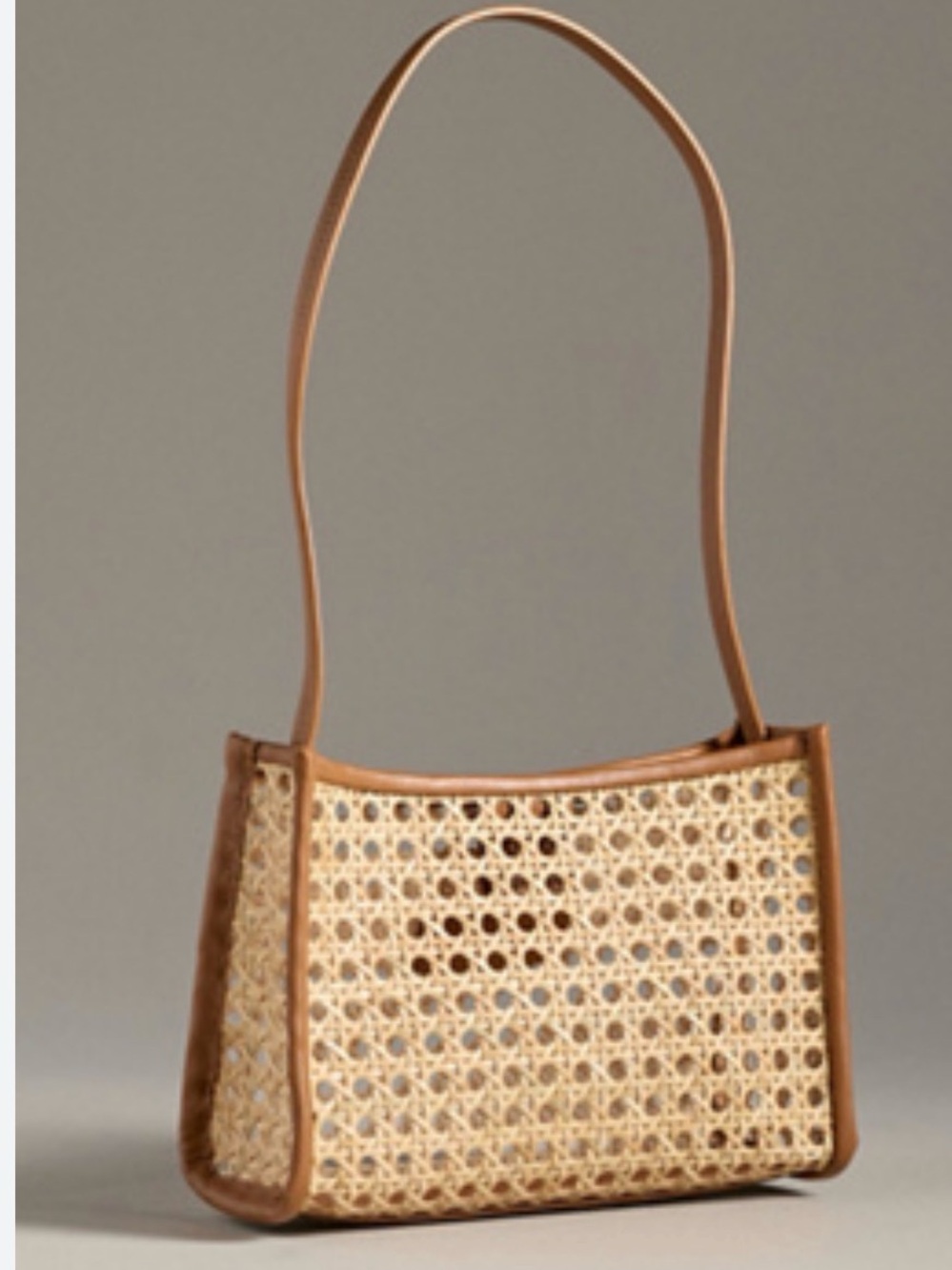NWT Anthropologie Bembien Eliza Rattan Bag